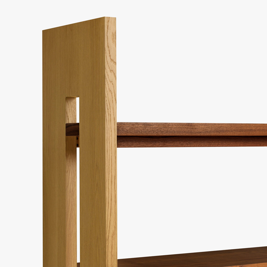Co.House Leo Oak & Walnut Bookcase