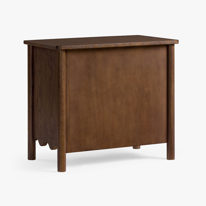 Co.House Onda 3-Drawer Oak Nightstand