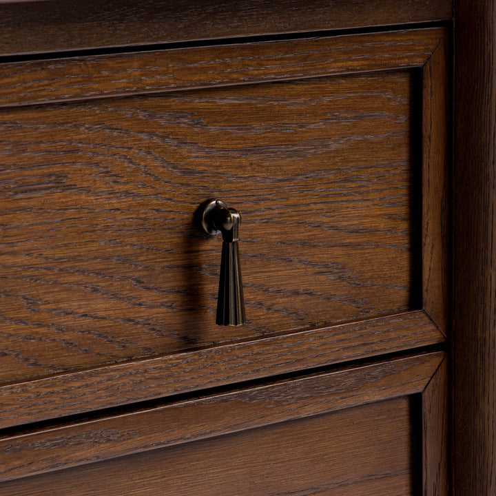 Co.House Onda 3-Drawer Oak Nightstand