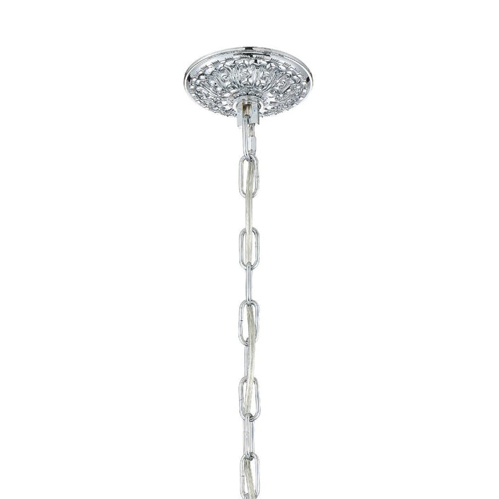 Traditional Crystal 5 Light Hand Cut Crystal Polished Chrome Chandelier-Crystorama Lighting Company-CRYSTO-1005-CH-CL-MWP-Chandeliers-4-France and Son