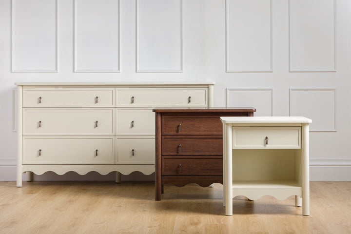 Co.House Onda 3-Drawer Oak Nightstand
