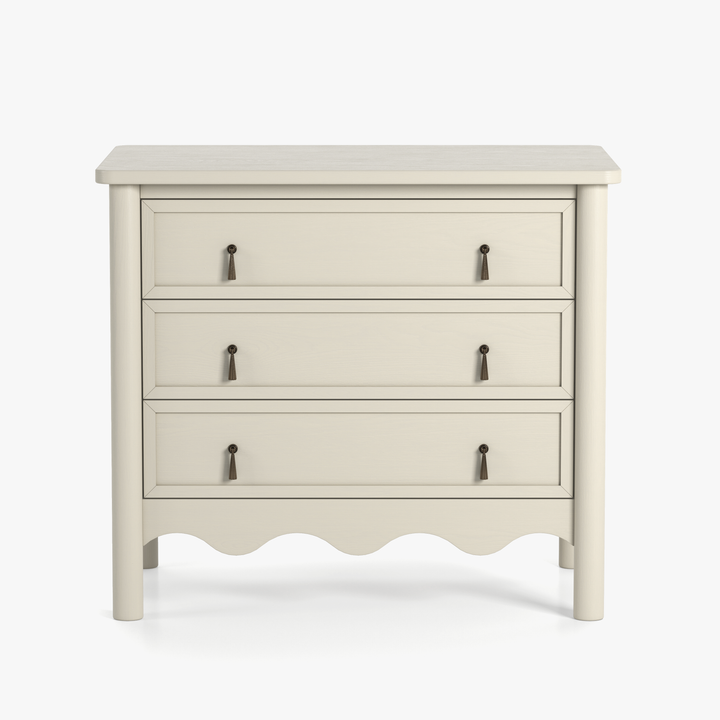 Co.House Onda 3-Drawer Oak Nightstand