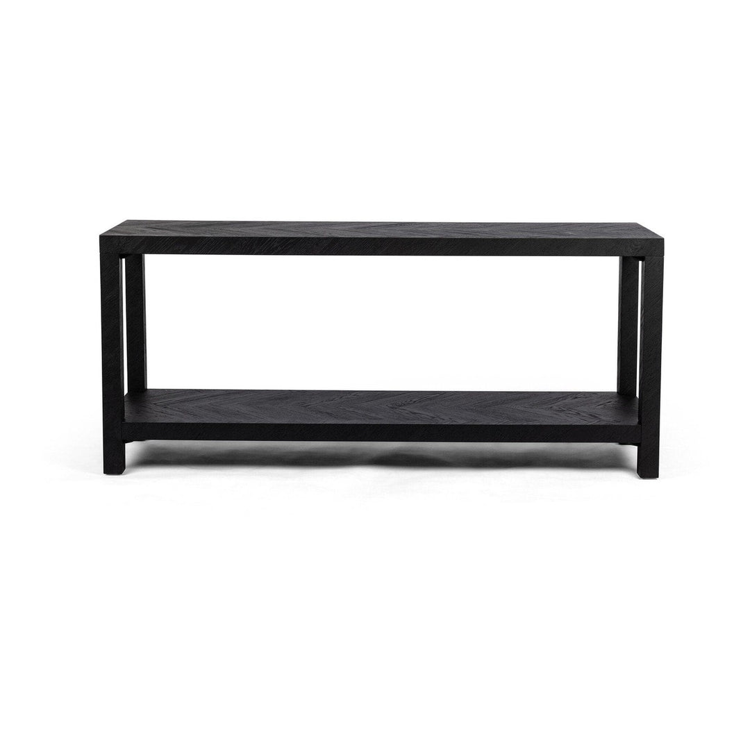 Langston Console Table - Drifted Matte Black