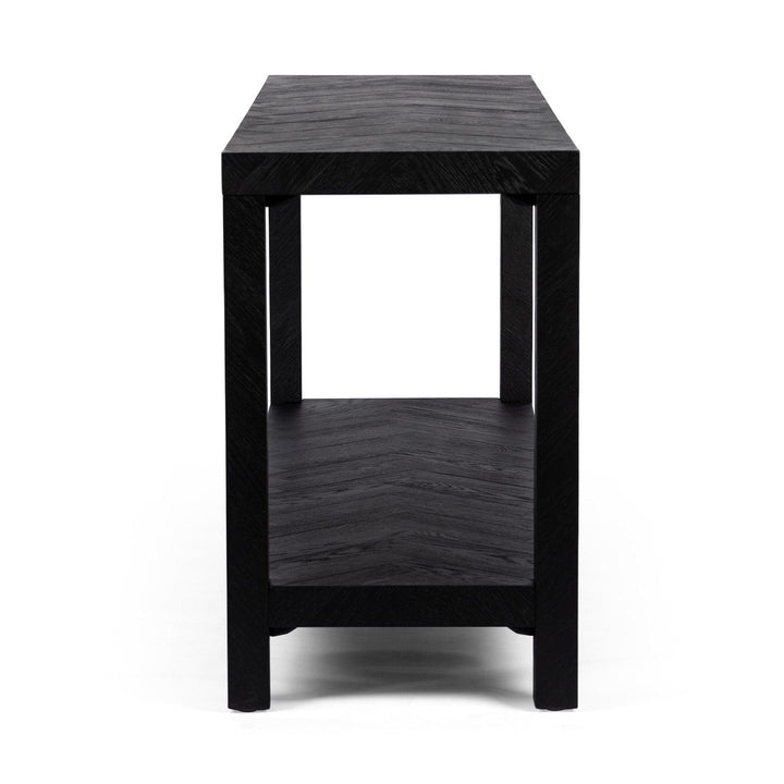 Langston Console Table - Drifted Matte Black