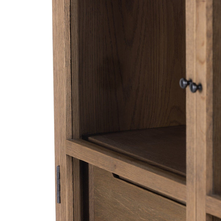 Mira Cabinet - Drifted Oak Solid