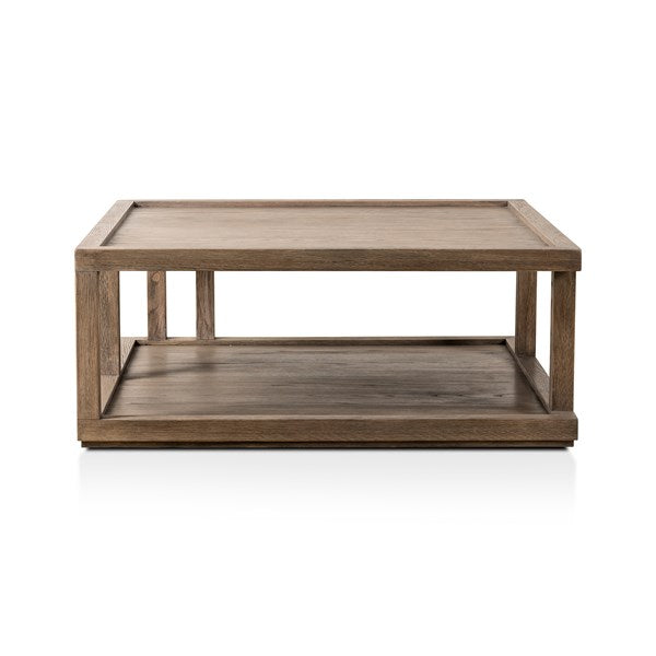 Charley Coffee Table-Four Hands-FH-CIRD-347-Coffee TablesDrifted Black-10-France and Son
