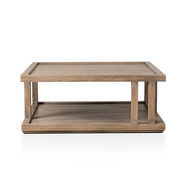 Charley Coffee Table-Four Hands-FH-CIRD-347-Coffee TablesDrifted Black-8-France and Son