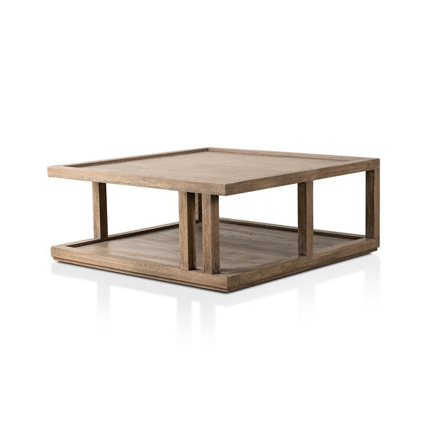 Charley Coffee Table-Four Hands-FH-100630-002-Coffee TablesWarm Natural Oak Veneer-7-France and Son