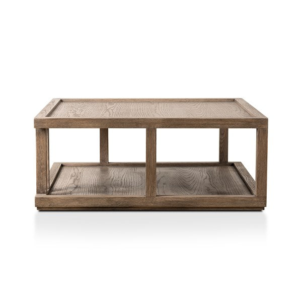 Charley Coffee Table-Four Hands-FH-CIRD-347-Coffee TablesDrifted Black-9-France and Son