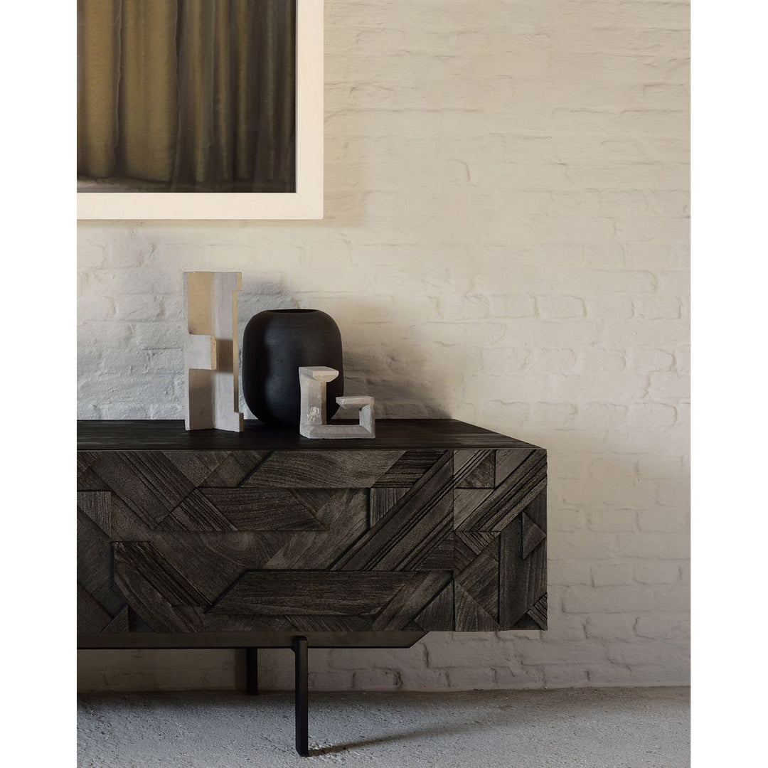 Graphic TV Cupboard - lifestyle