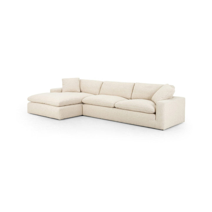 Pearl 2-Piece LAF 106" Sectional - Thames Cream