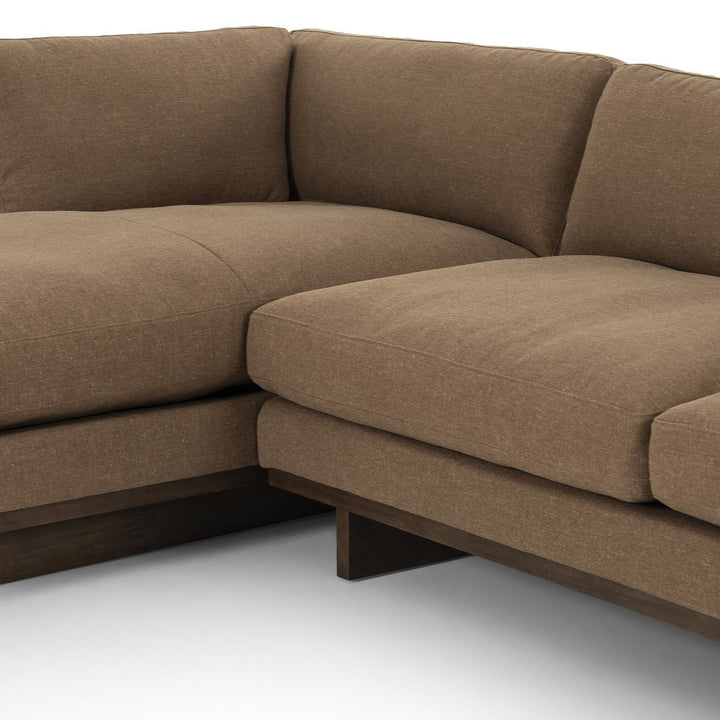 Ethan 2-Piece Sectional - Antwerp Cafe - Brown - Left Chaise 70"