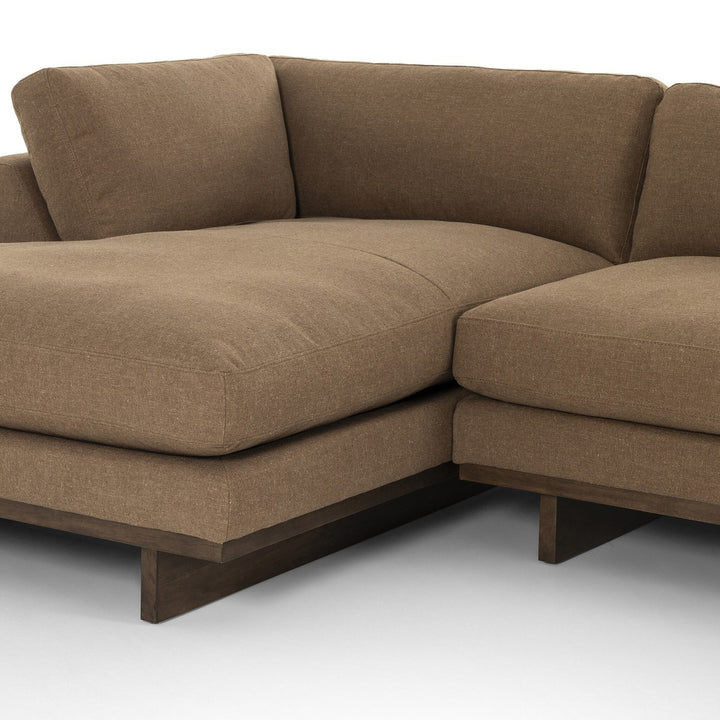 Ethan 2-Piece Sectional - Antwerp Cafe - Brown - Left Chaise 70"