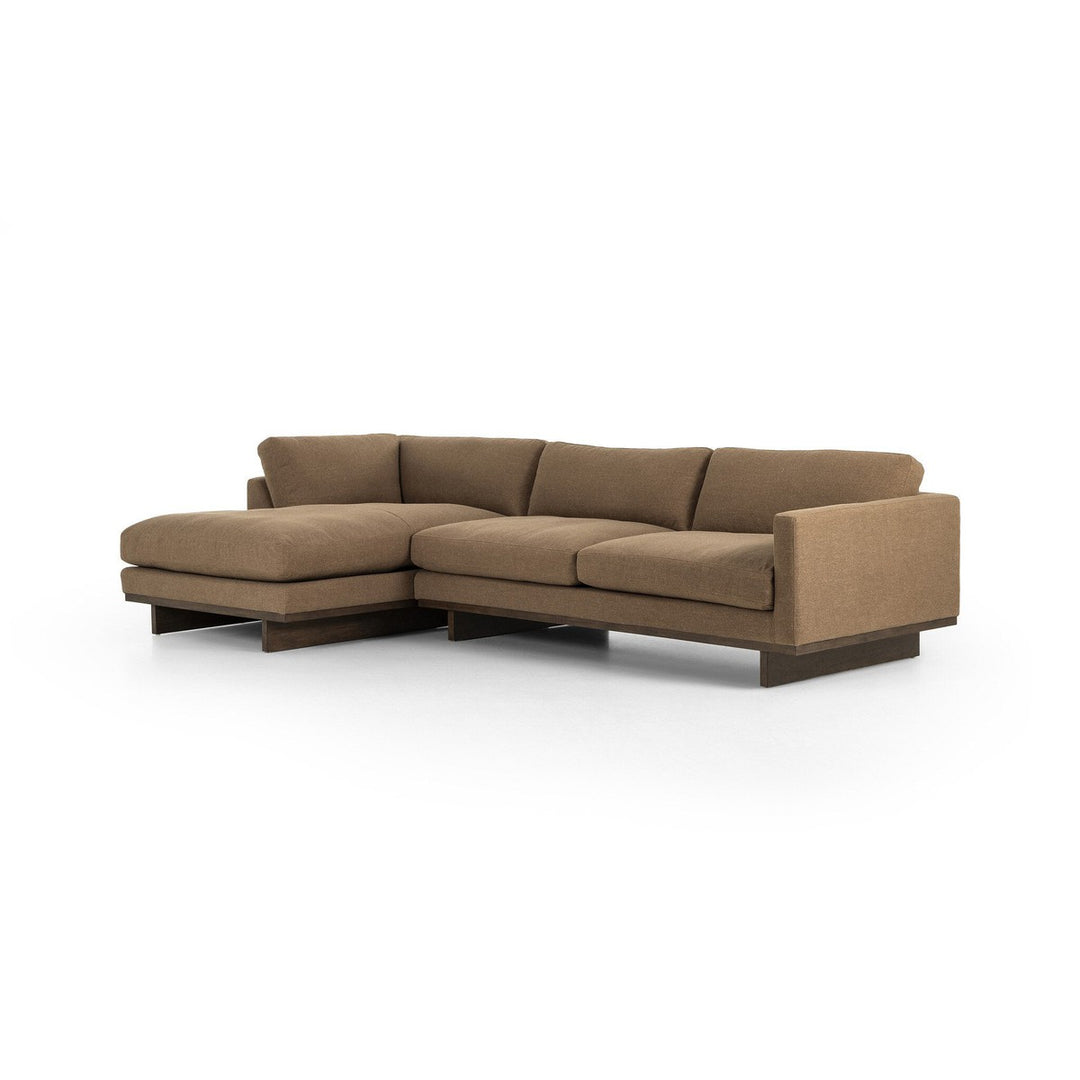 Ethan 2-Piece Sectional - Antwerp Cafe - Brown - Left Chaise 70"