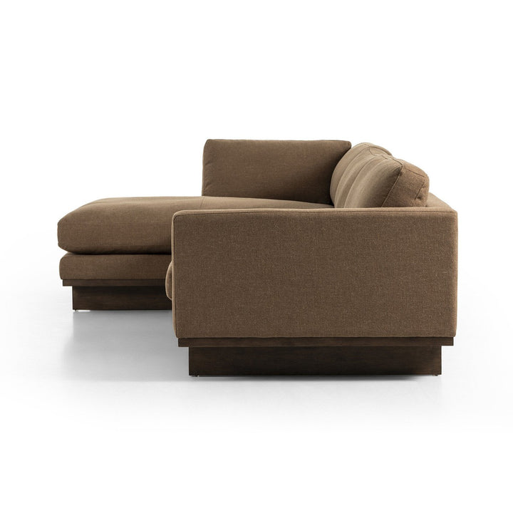 Ethan 2-Piece Sectional - Antwerp Cafe - Brown - Left Chaise 70"