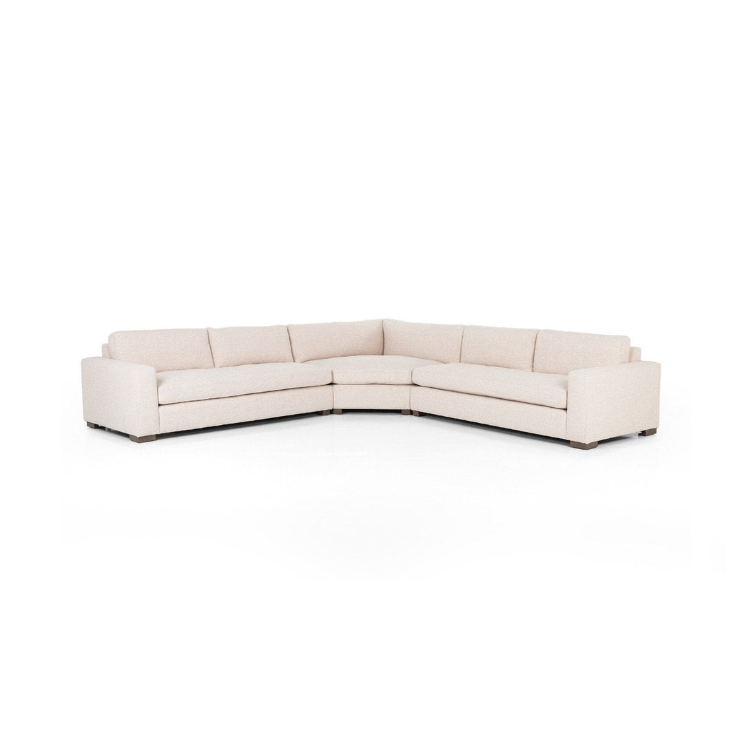 Brooks 3-Piece Corner Sectional - Thames Cream - Large