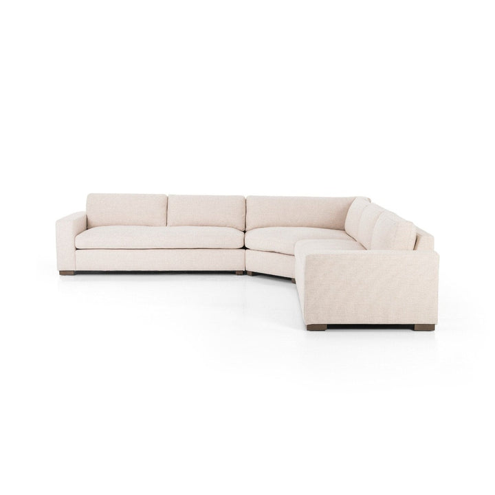 Brooks 3-Piece Corner Sectional - Thames Cream - Large