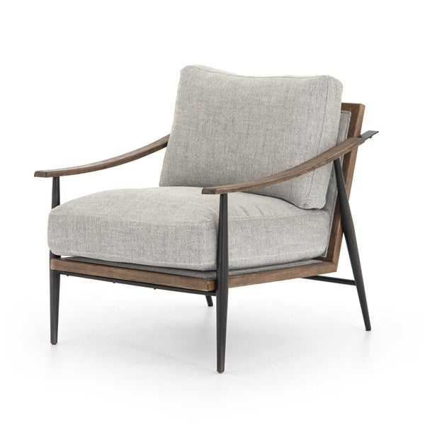 Kennedy Chair - Fabric-Four Hands-FH-100970-004-Lounge ChairsGabardine Grey-1-France and Son