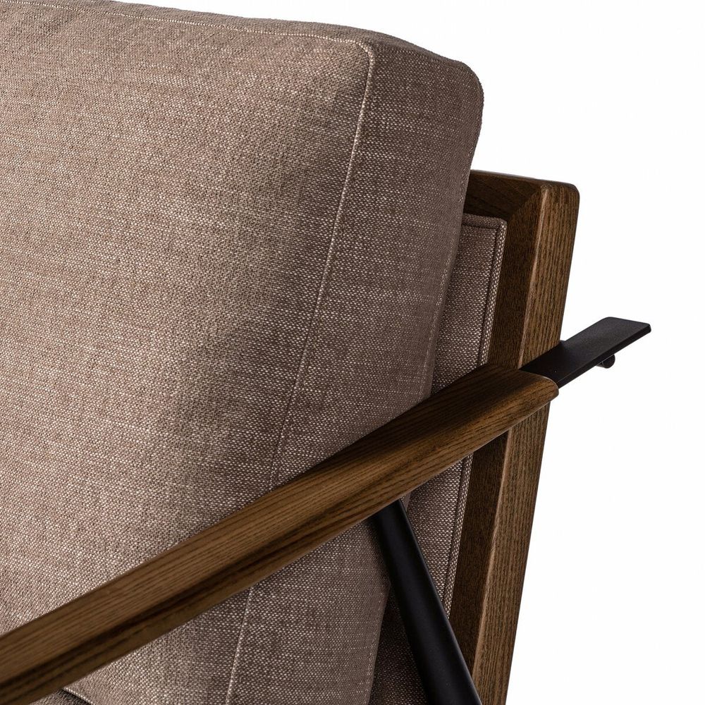 Lounge Chairs Kennedy Chair: Crypton Nomad Taupe