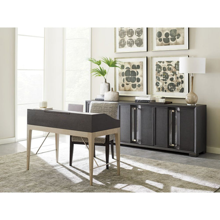Anthology Linen Writing Desk - Gray
