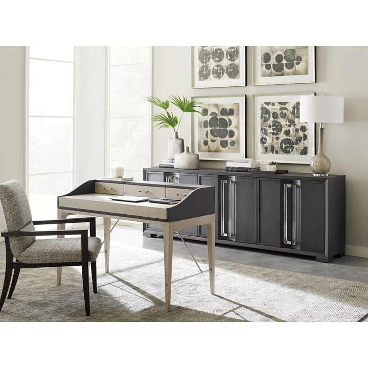 Desks Anthology Linen Writing Desk - Gray