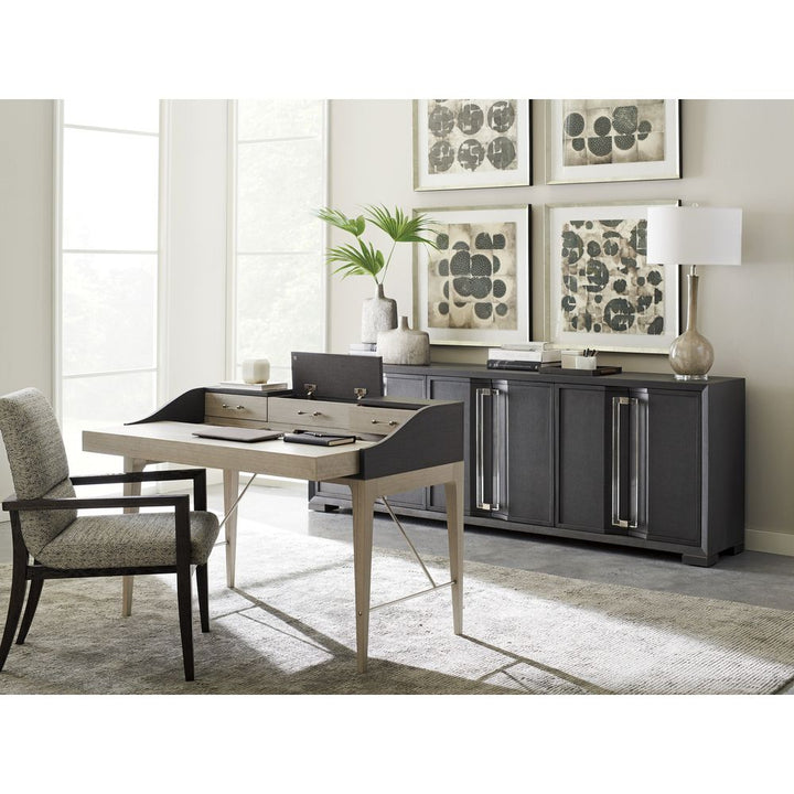 Anthology Linen Writing Desk - Gray