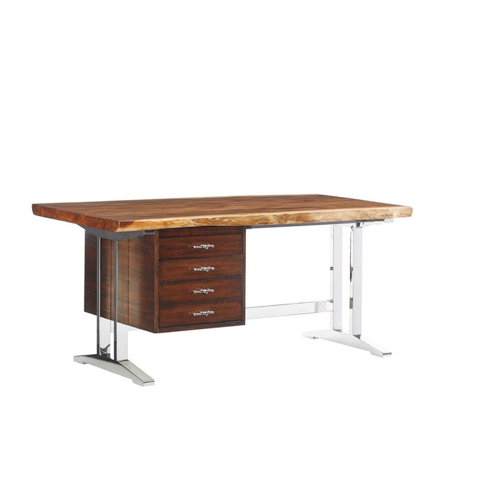 Desks La Costa Live Edge Writing Desk - Light Golden Brown