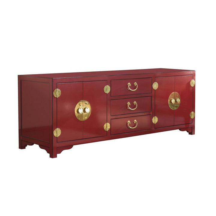 TV Stands & Media Consoles Pacific Isle Media Console - Red Coral