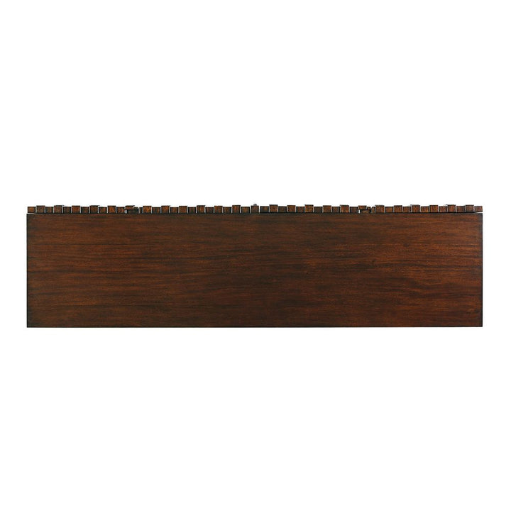 Quantum Media Console - Dark Mahogany