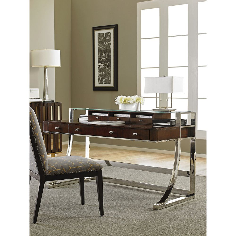 Andrea Writing Desk - Dark Brown