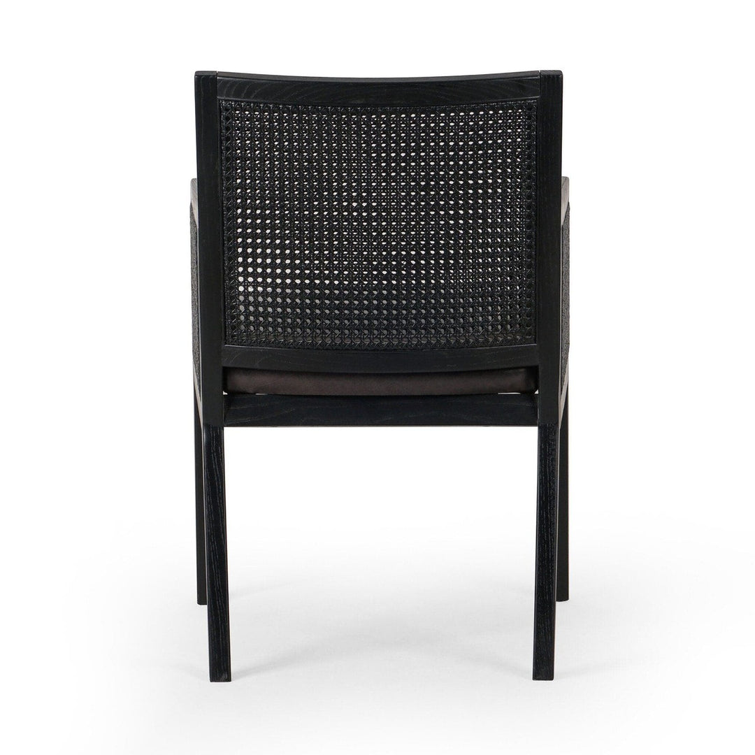 Angelina Cane Dining Armchair - Sonoma Black