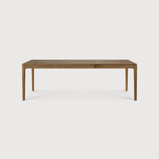 Bok Extendable Dining Table - 63/94.5 in, Natural, Teak view