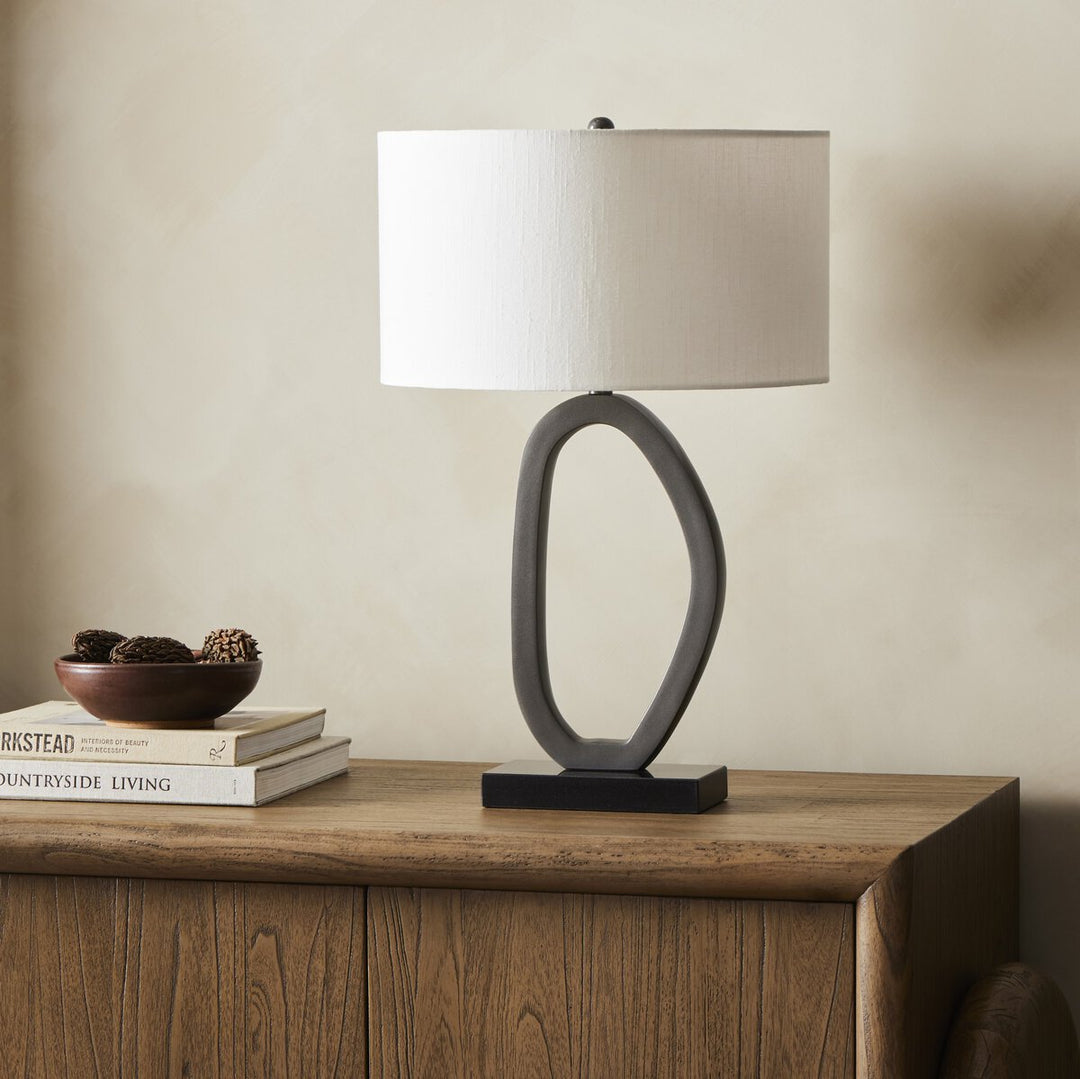 Darcy Table Lamp - Slate Aluminum