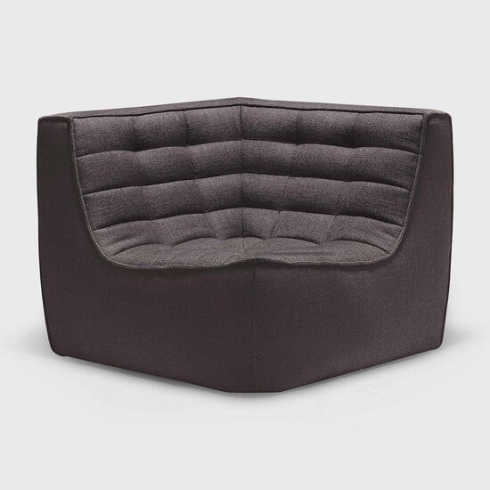 N701 Modular Sofa - Dark Grey - standard upholstery, 90° square corner view