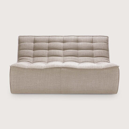 N701 Modular Sofa - Beige - standard upholstery, 2 seater view