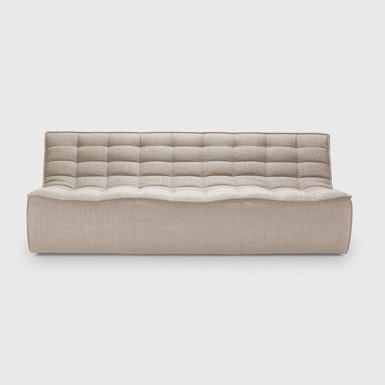 N701 Modular Sofa - Beige - standard upholstery, 3 seater view
