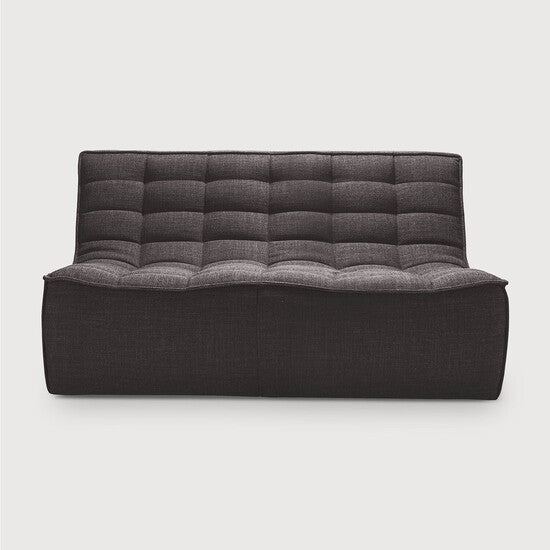 N701 Modular Sofa - Dark Grey - standard upholstery, 2 seater view