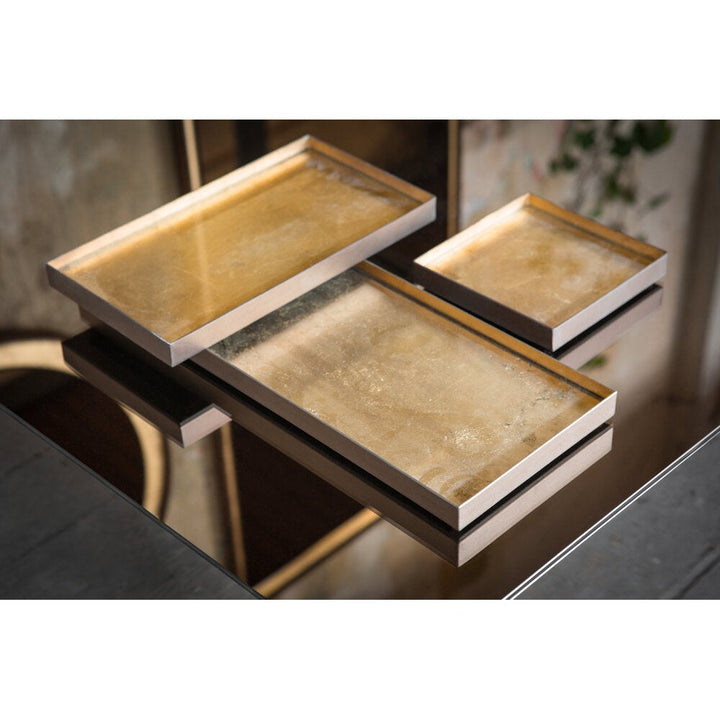 Gold Leaf Valet Tray - Gold