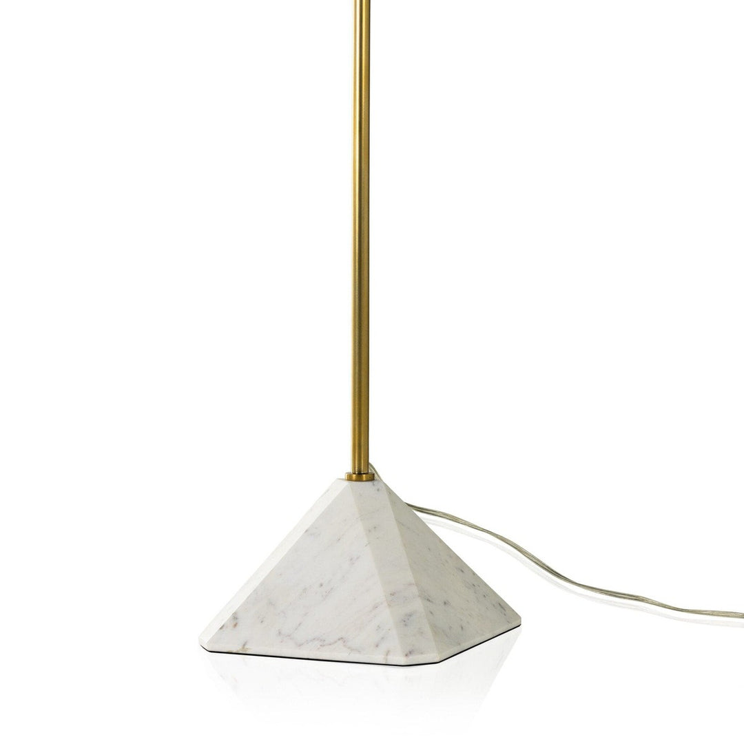 Harrison Floor Lamp - White Marble