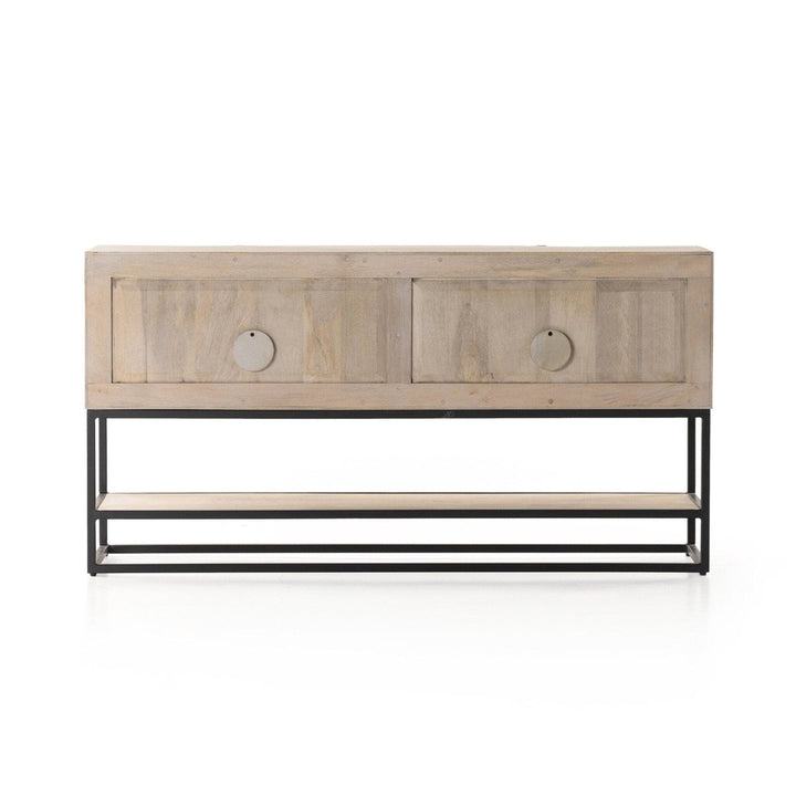 Kellan Small Media Cabinet - Light Wash Mango