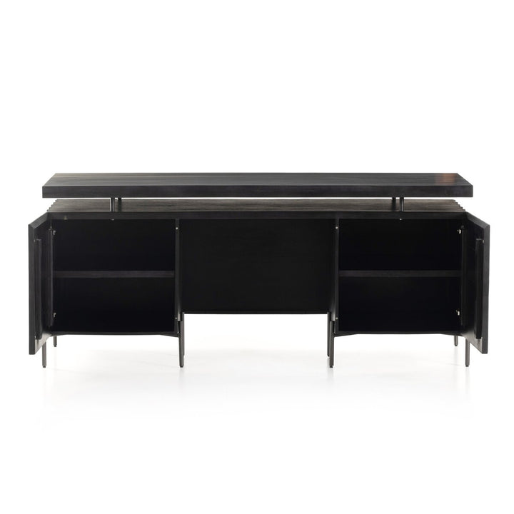 Michel Desk - Carved Black Wash