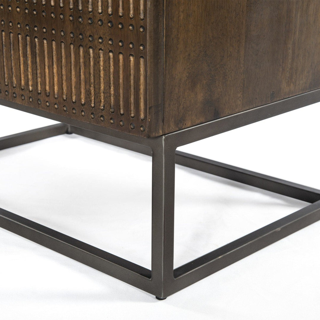 Kellan Cabinet Nightstand - Vintage Brown