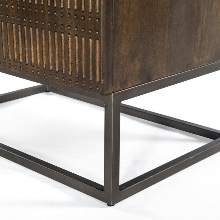 Kellan Cabinet Nightstand - Vintage Brown