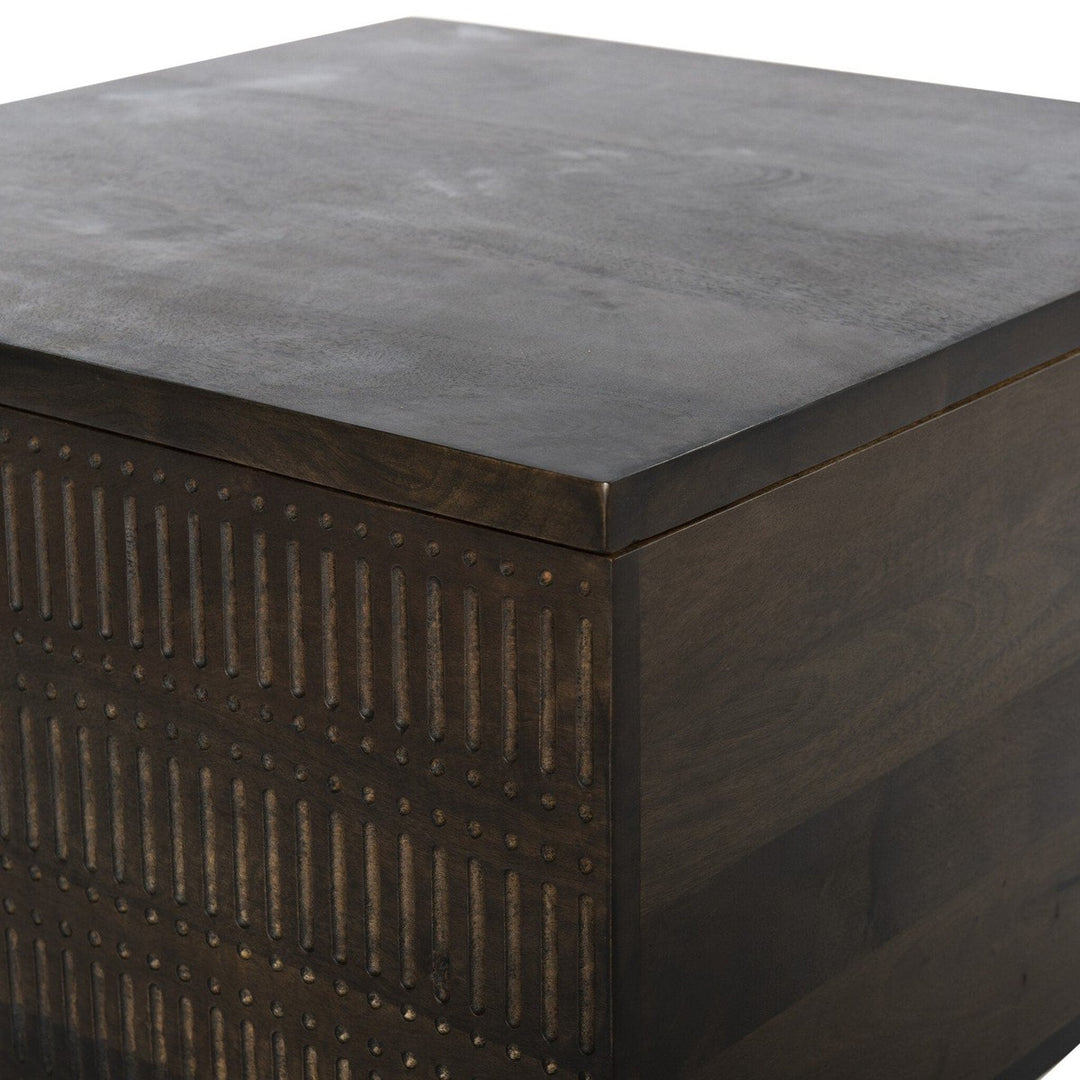 Kellan Storage Bunching Table - Gunmetal