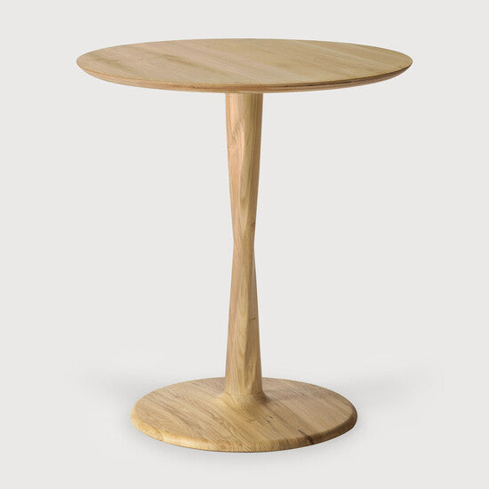 Torsion Dining Table - Oak, Round, 27.5 in view