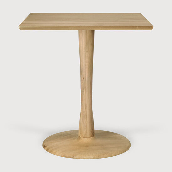 Torsion Dining Table - Oak, Square, 27.5 in view