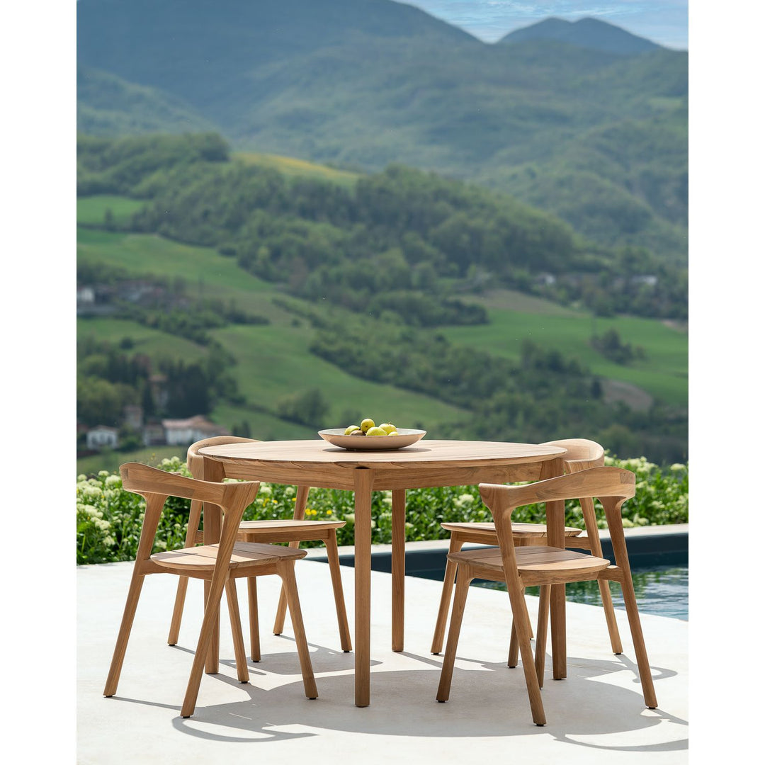 Bok Outdoor Dining Table - Round - lifestyle