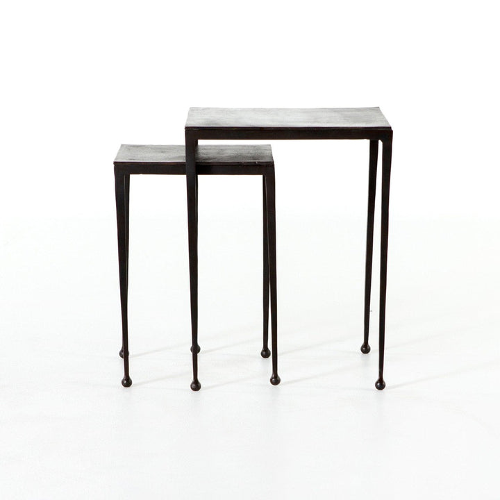 Dalton Nesting End Table - Antique Rust