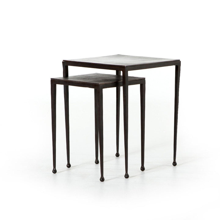 Dalton Nesting End Table - Antique Rust