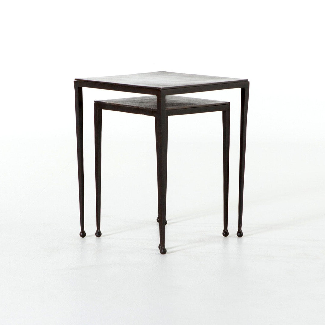 Dalton Nesting End Table - Antique Rust